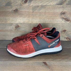 Five Ten access Mens size 12.5 shoes red suede athletic hiking sneakers
